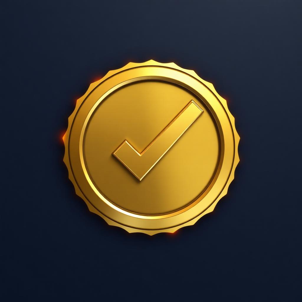 Approved 3D badge